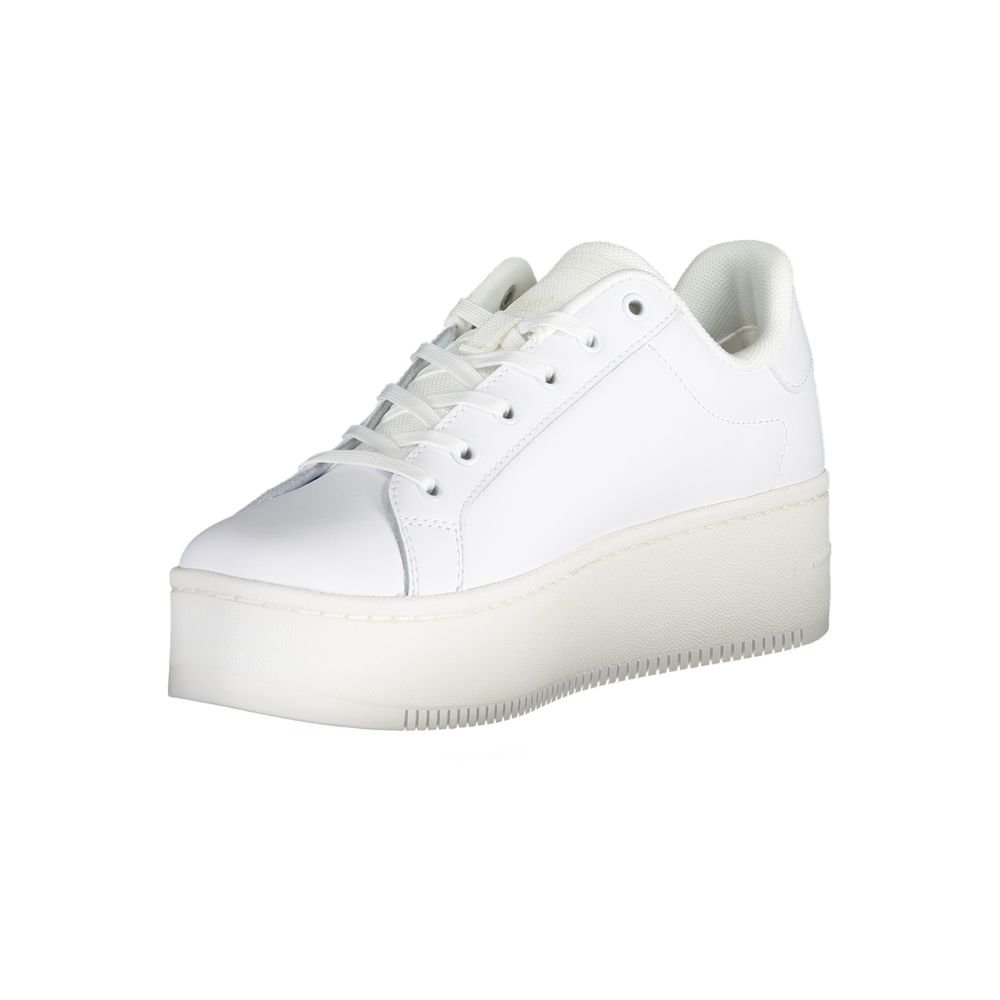 Tommy Hilfiger Bianco Leather Women Sneaker Tommy Hilfiger