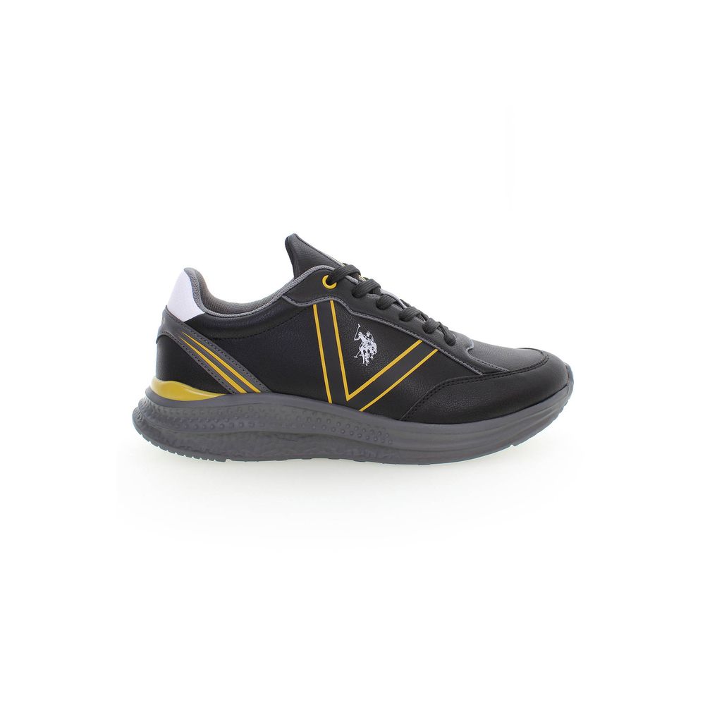 U.S. POLO ASSN. Black Polyester Men's Sneaker