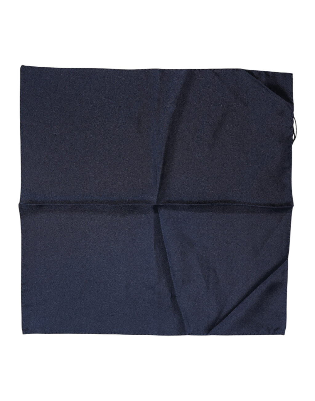 Dolce & Gabbana Dark Blue Silk Square Men Foulard Scarf Dolce & Gabbana