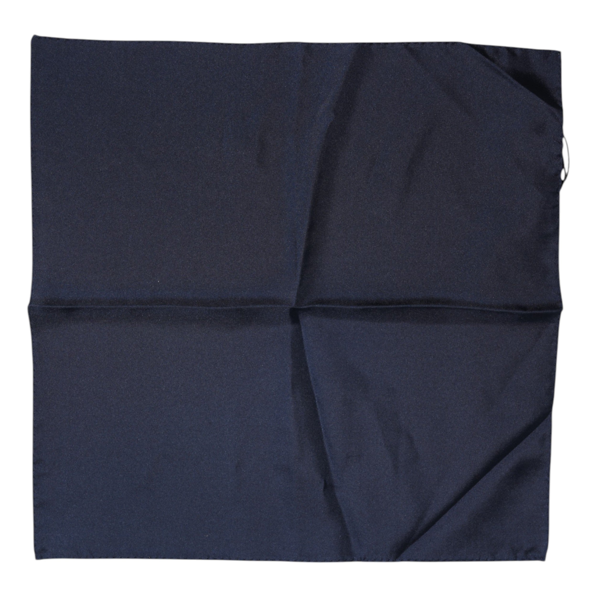 Dolce & Gabbana Dark Blue Silk Square Men Foulard Scarf Dolce & Gabbana