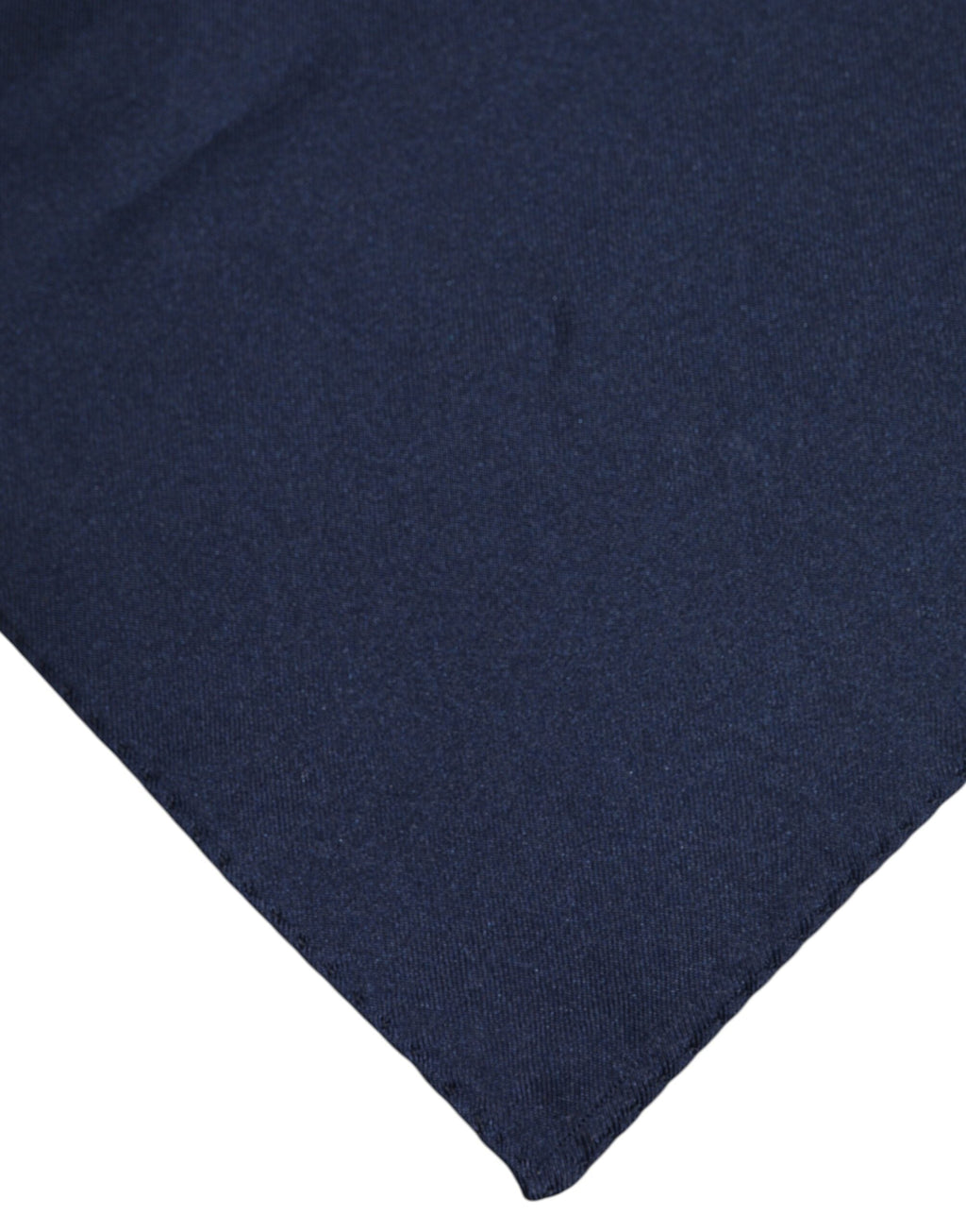 Dolce & Gabbana Dark Blue Silk Square Men Foulard Scarf Dolce & Gabbana