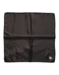 Dolce & Gabbana Brown DG Crown Silk Square Men Foulard Scarf Dolce & Gabbana