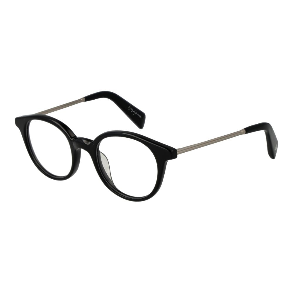 Yohji Yamamoto Black Acetate Glasses (Frames) Yohji Yamamoto
