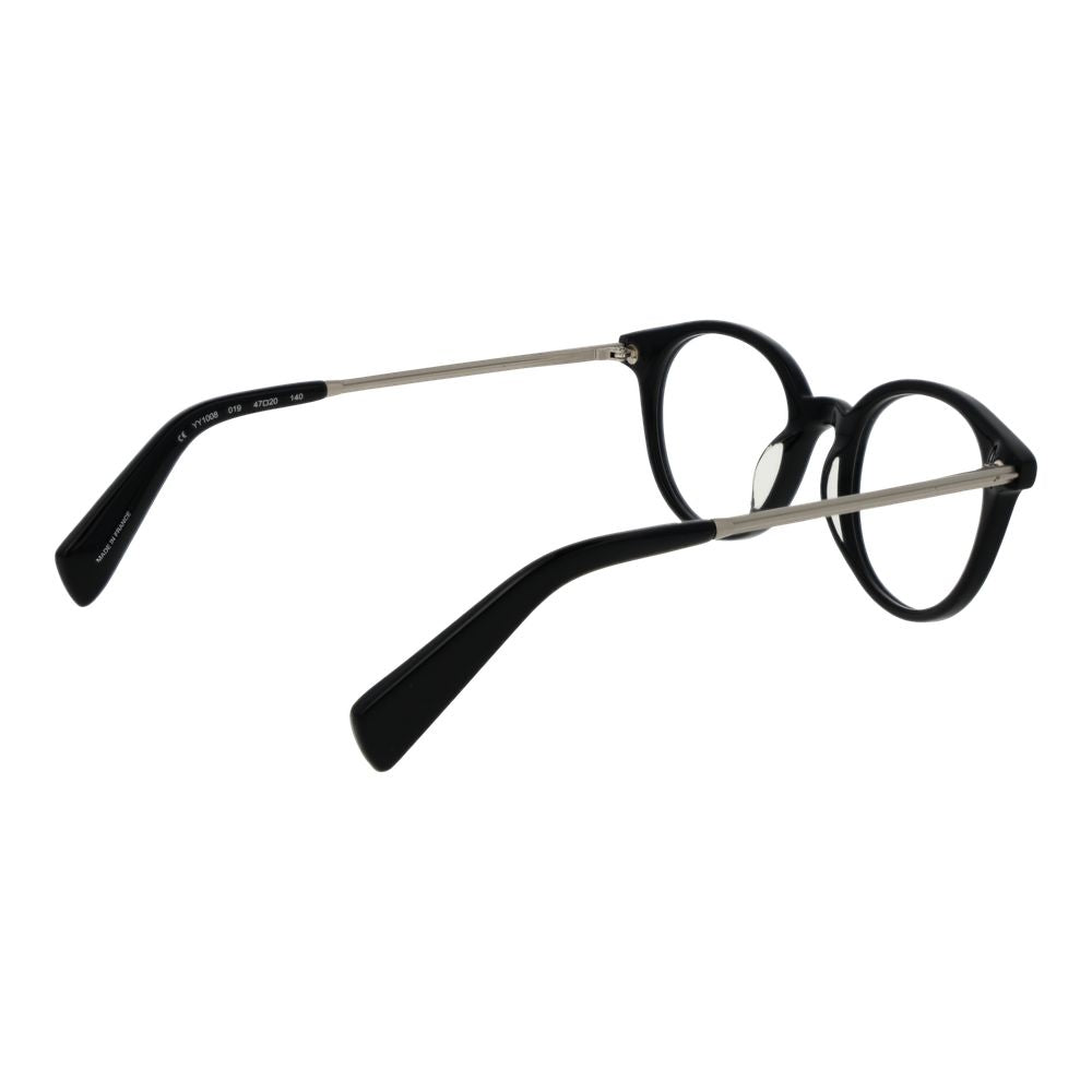 Yohji Yamamoto Black Acetate Glasses (Frames) Yohji Yamamoto
