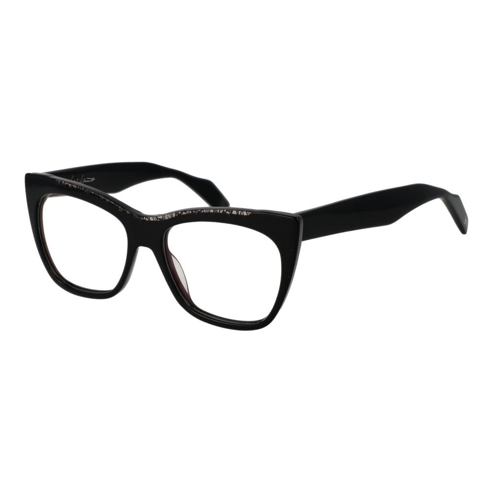 Yohji Yamamoto Black Plastic Glasses (Frames) Yohji Yamamoto