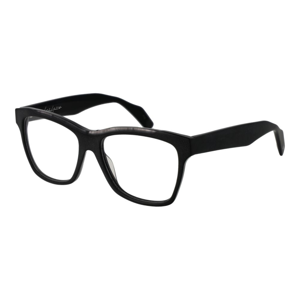Yohji Yamamoto Black Acetate Glasses (Frames) Yohji Yamamoto