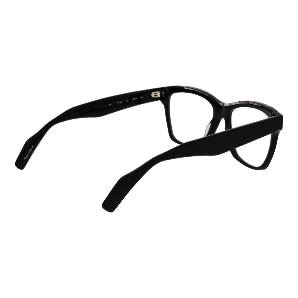 Yohji Yamamoto Black Acetate Glasses (Frames) Yohji Yamamoto