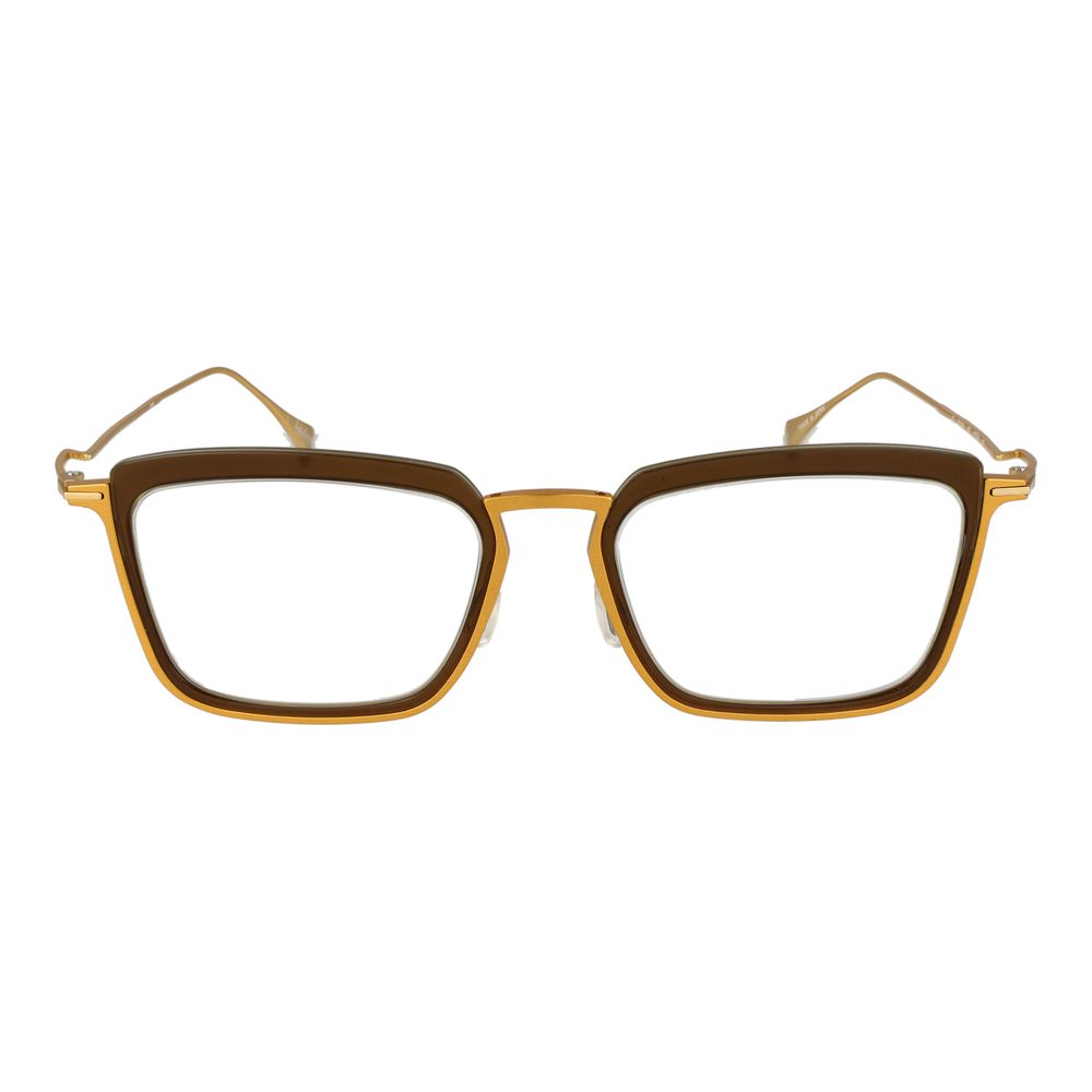 Yohji Yamamoto Gold Metal Glasses (Frames) Yohji Yamamoto