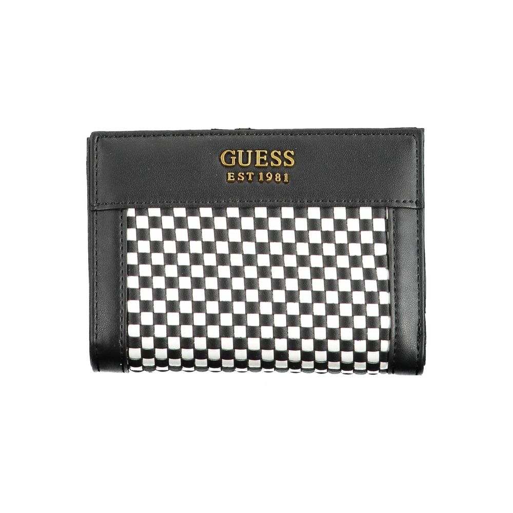 Guess Jeans Black Polyurethane Women Wallet Guess Jeans