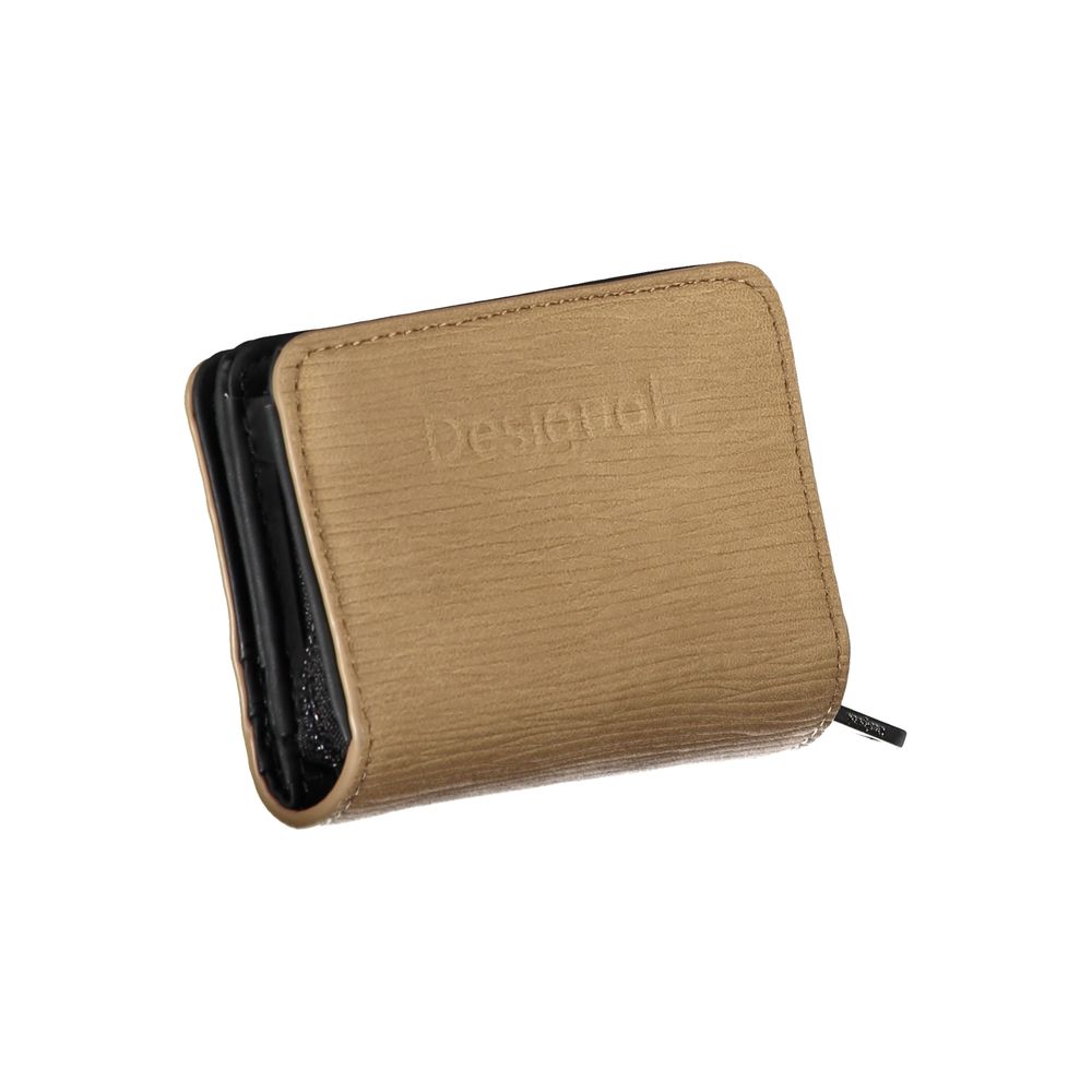 Desigual Marrone Poliuretano Woman Wallet Desigual