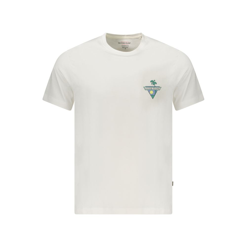 Guess Jeans Bianco Organic Cotton Men's T-Shirt Guess Jeans
