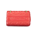 Mario Valentino Rosso Polyurethane Women's Bag with Chain and Internal Pockets