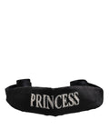 Dolce & Gabbana Black Princess Fantasy Braided Waist Belt Dolce & Gabbana
