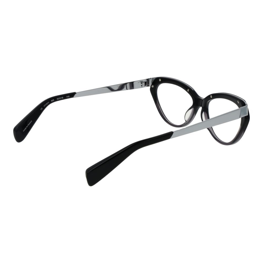 Yohji Yamamoto Black Acetate Glasses (Frames) Yohji Yamamoto