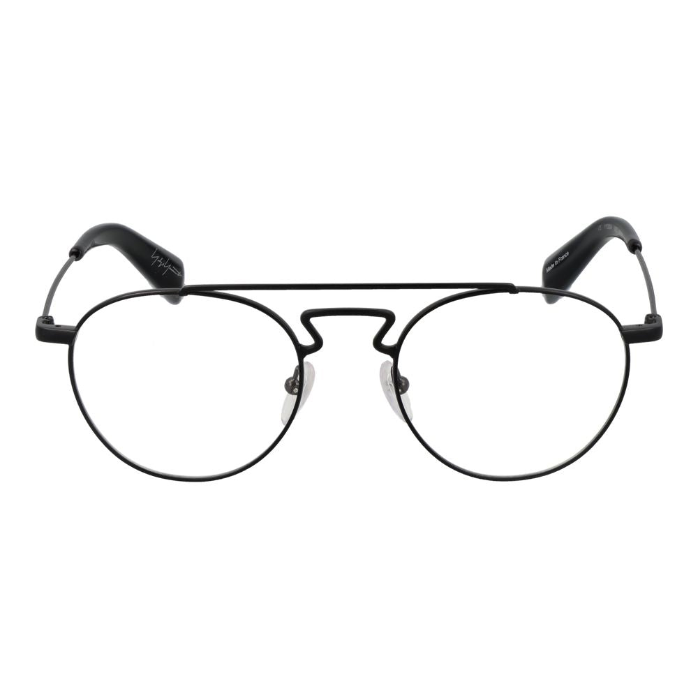 Yohji Yamamoto Black Metal Glasses (Frames) Yohji Yamamoto