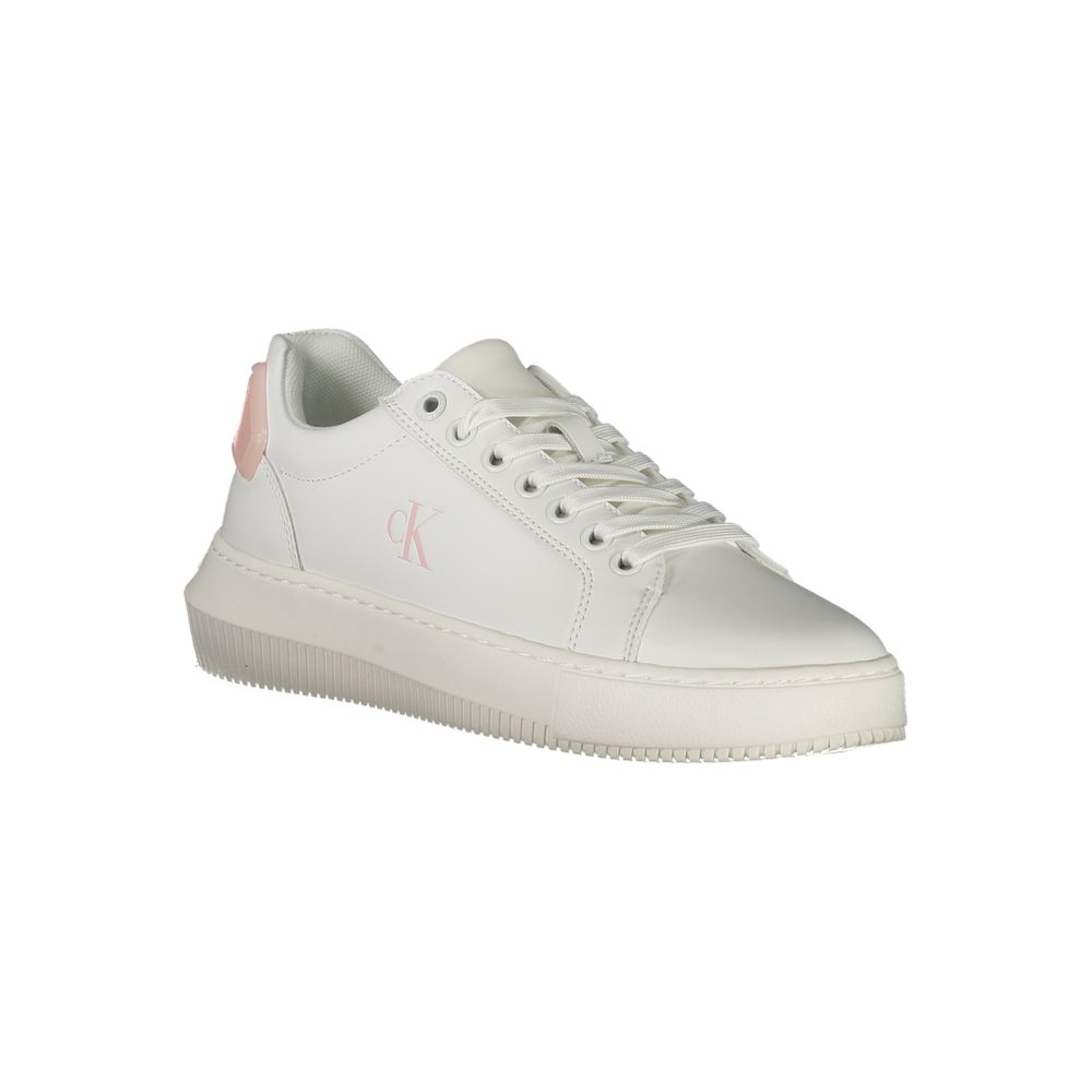 Calvin Klein White Polyurethane Women Sneaker Calvin Klein