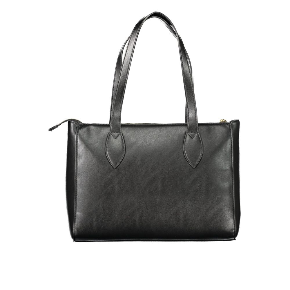 Mario Valentino Black Polyurethane Women's Bag Mario Valentino