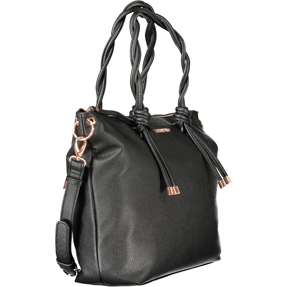 Mario Valentino "Black Polyurethane Women's Bag"