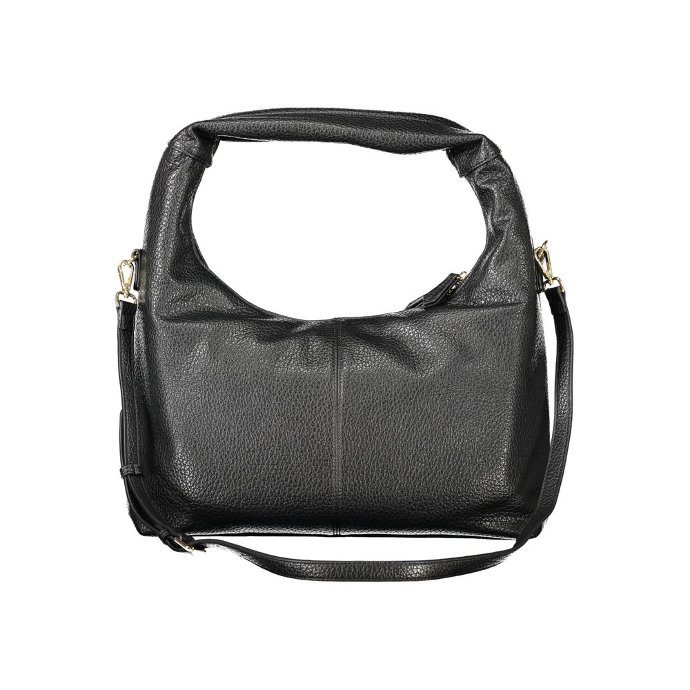 Mario Valentino Black Polyurethane Women's Bag