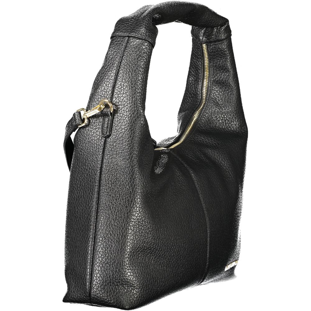 Mario Valentino Black Polyurethane Women's Bag