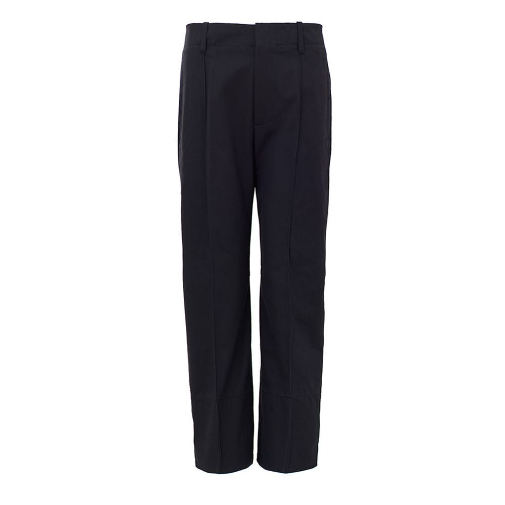 Bottega Veneta Navy Blue Cotton Casual Pants