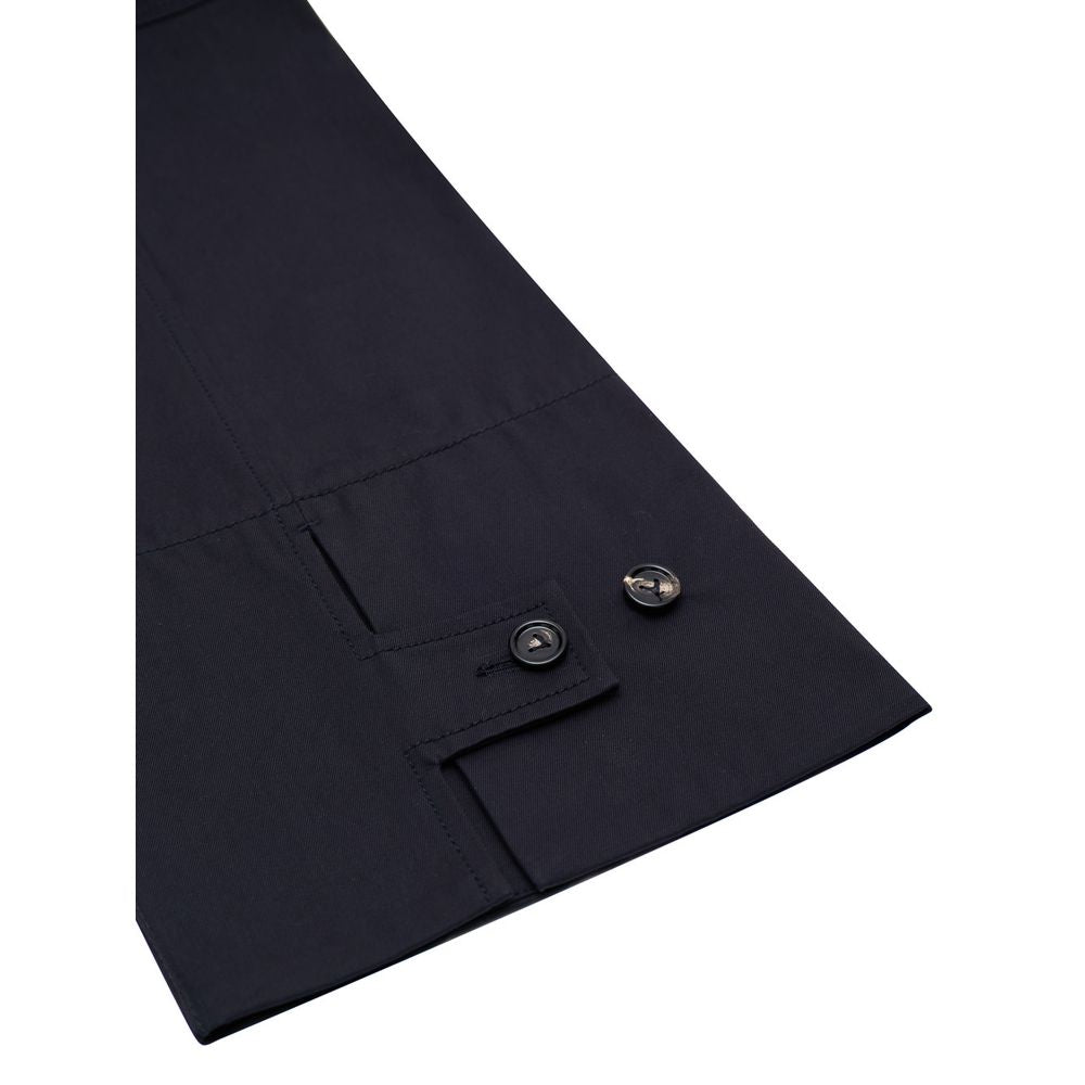 Bottega Veneta Navy Blue Cotton Casual Pants