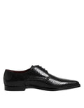 Dolce & Gabbana Black Leather Lace Up Dress Men Derby Shoes Dolce & Gabbana