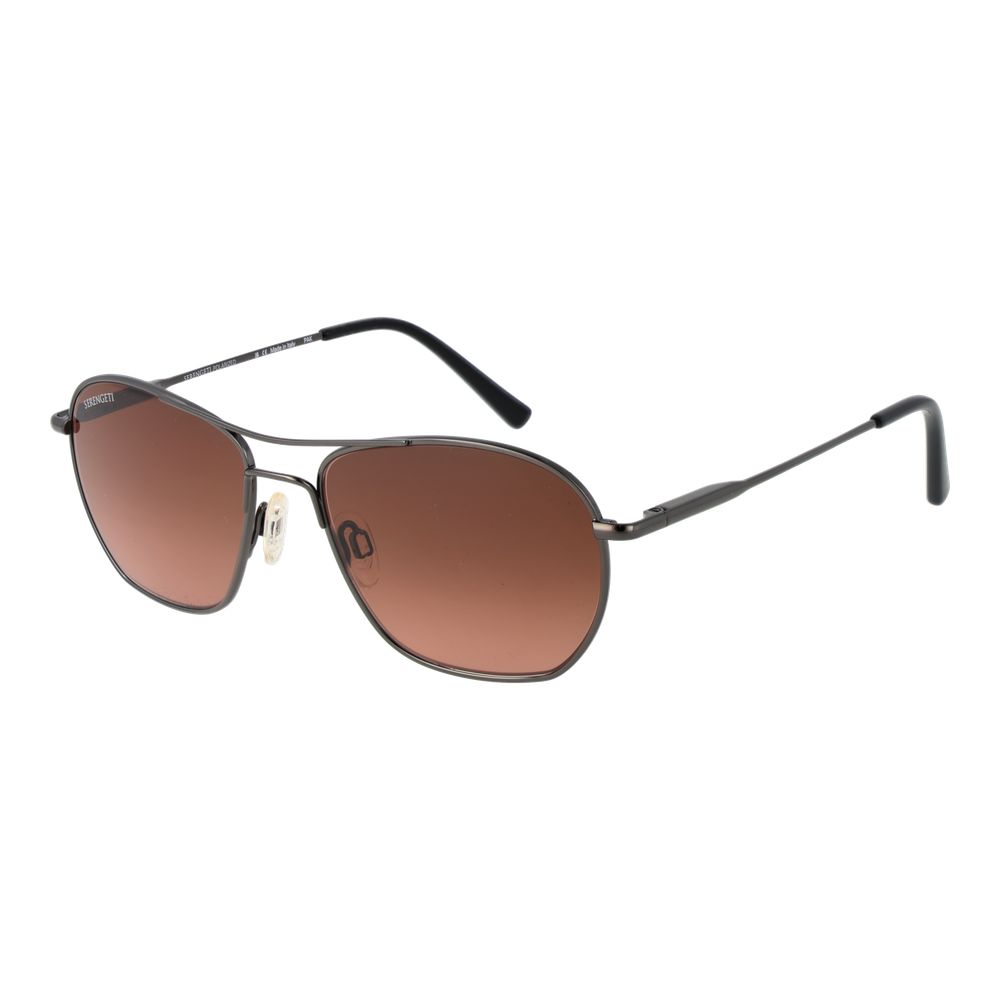Serengeti Gray Metal Sunglasses Serengeti