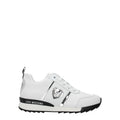 Love Moschino White Leather Low Top Sneakers