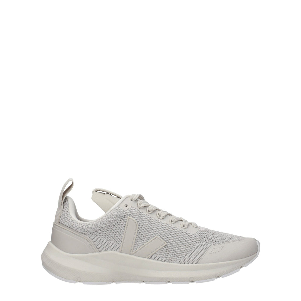 Veja Gray Fabric Athletic Sneakers