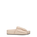 Jil Sander Pink Leather Slippers