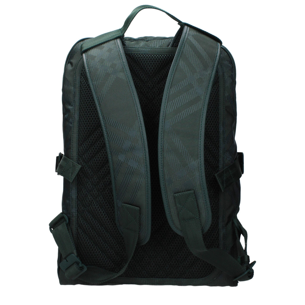 Burberry Green Fabric Backpack