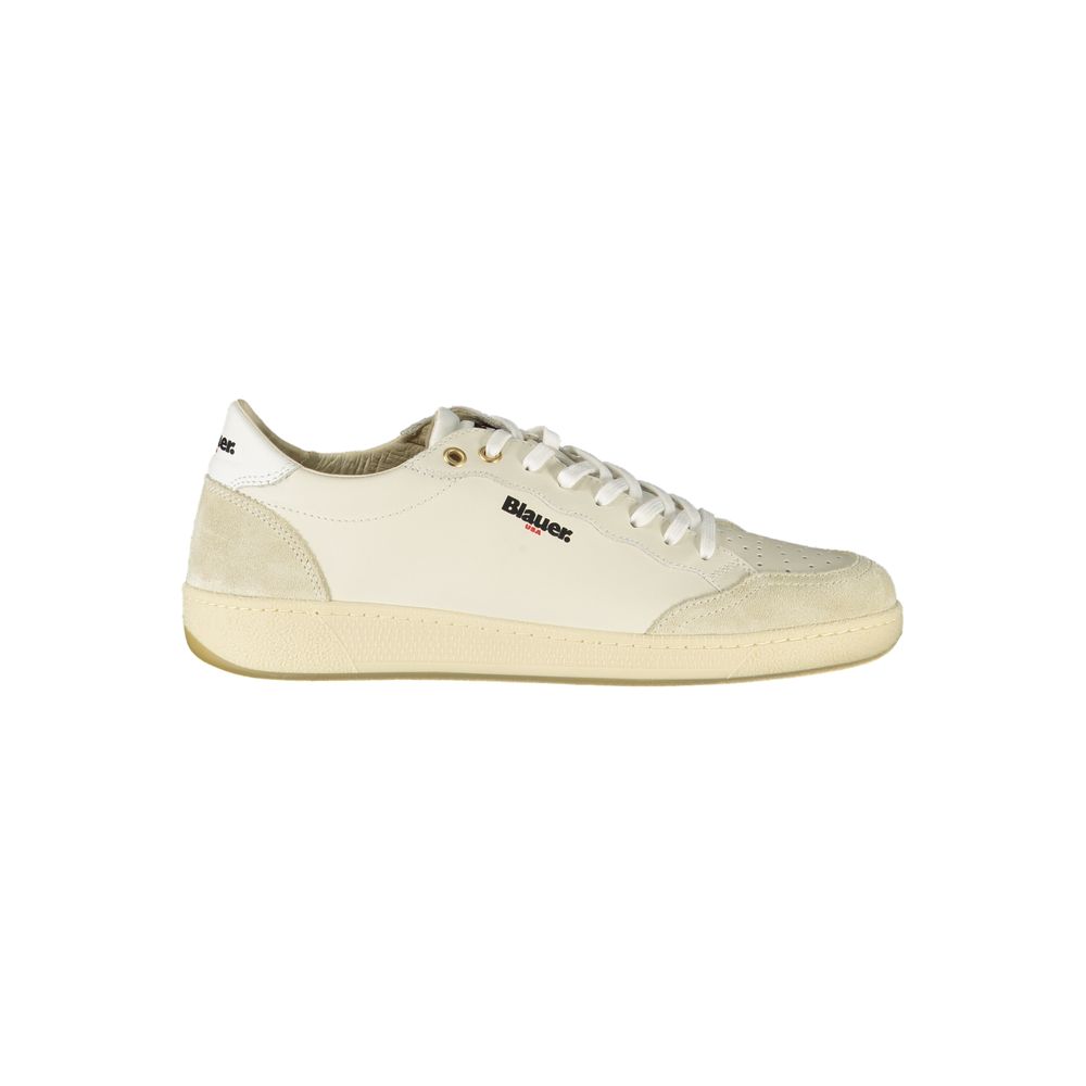 Blauer Bianco Poliuretano Uomo Sneaker Blauer