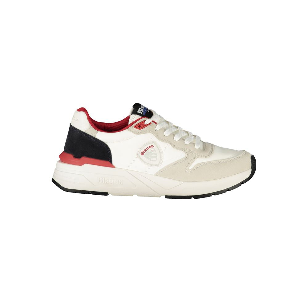 Blauer White Polyurethane Men Sneaker Blauer