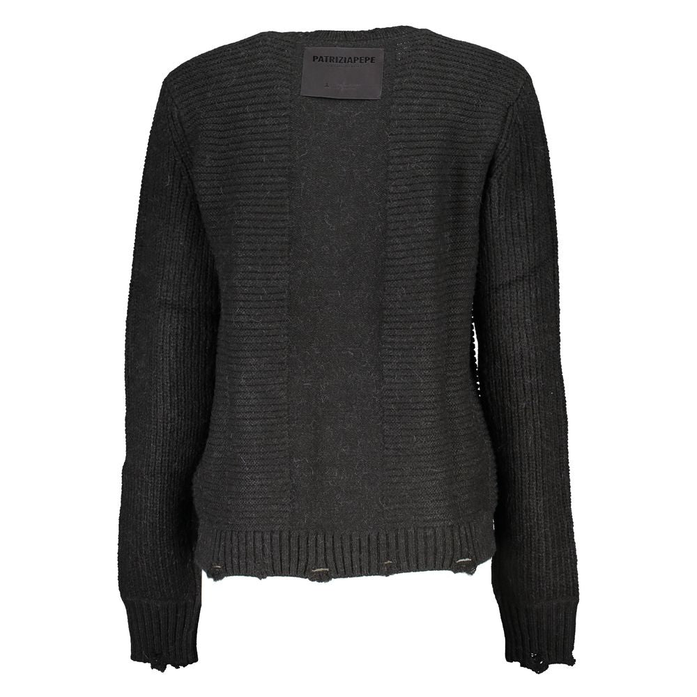 Patrizia Pepe Black Acrylic Women's Sweater Patrizia Pepe