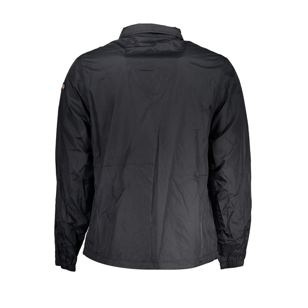 Napapijri Black Cotton Men T-Shirt Napapijri