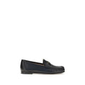 Chloé Black Calf Leather Bos Taurus Slip-On Loafers
