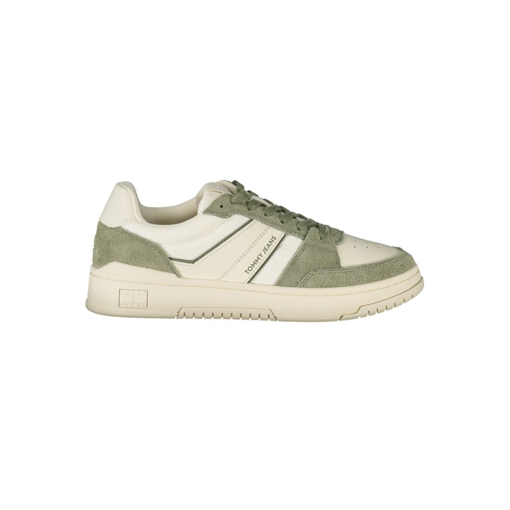 Tommy Hilfiger White Polyester Men Sneaker