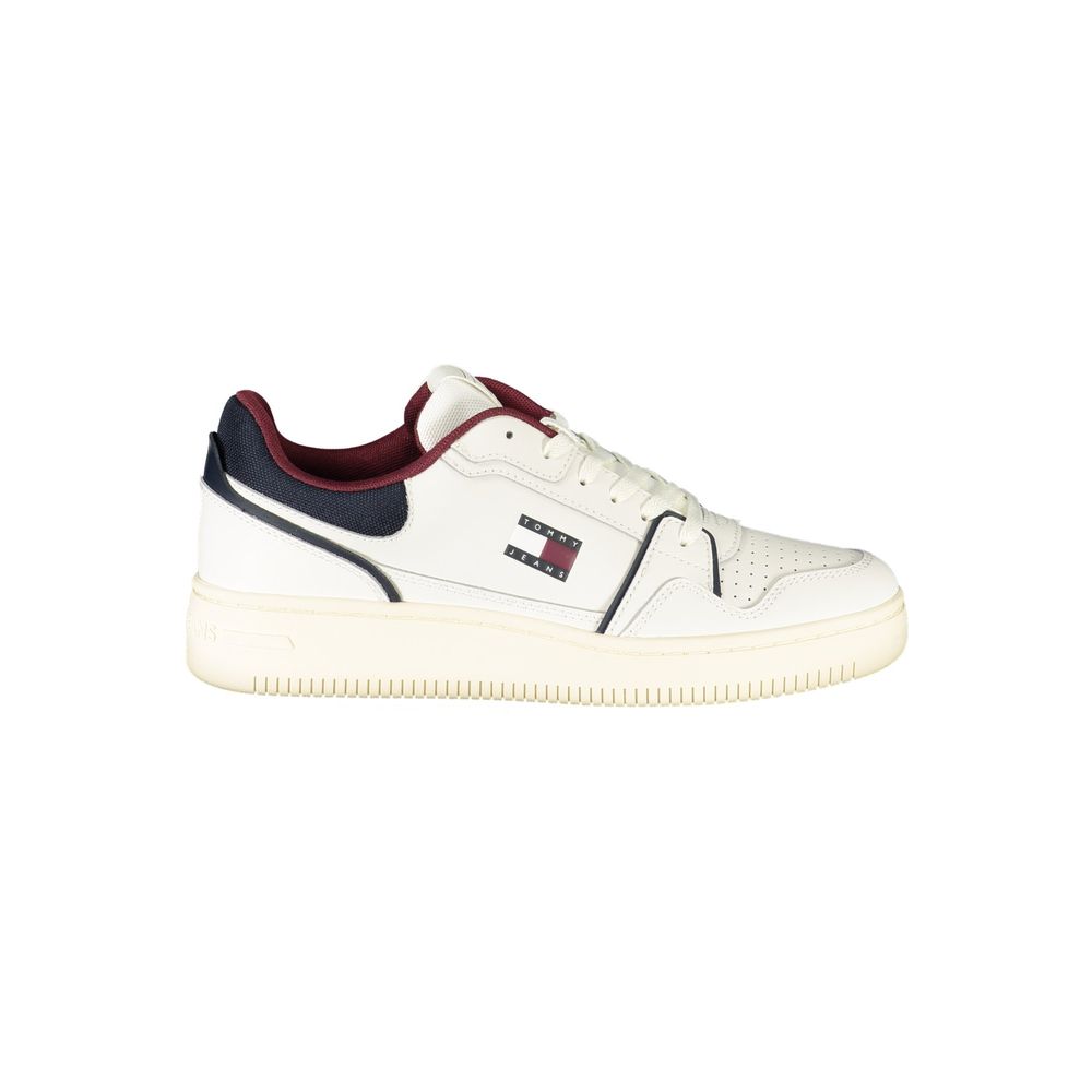 Tommy Hilfiger Bianco Polyurethane Men Sneaker Tommy Hilfiger