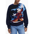 Desigual Blu Cotton Women Sweatshirt Desigual