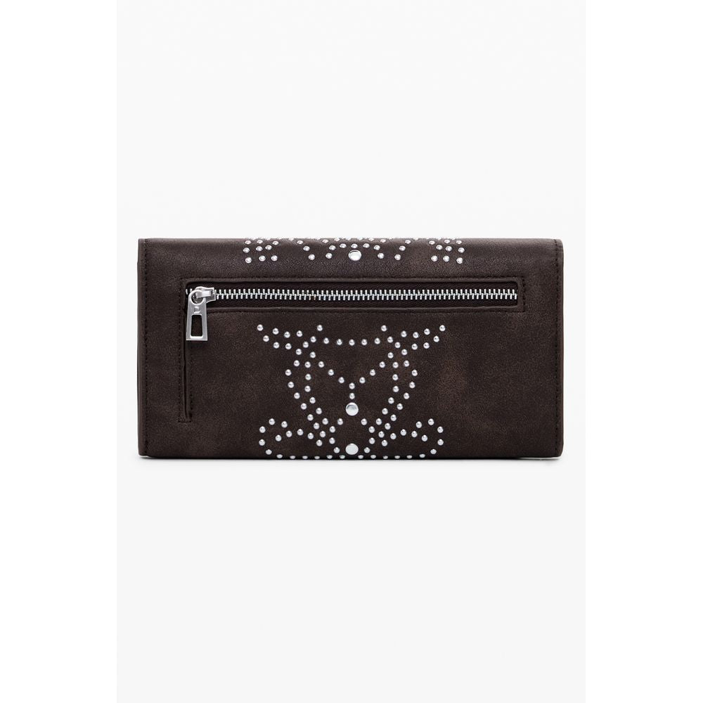 Desigual Marrone Poliuretano Women Wallet Desigual