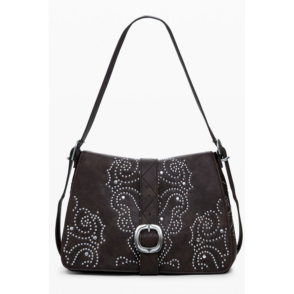Desigual Marrone Poliuretano Women Handbag Desigual