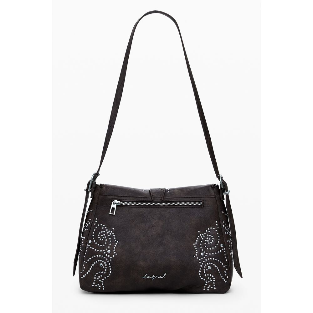 Desigual Marrone Poliuretano Women Handbag Desigual