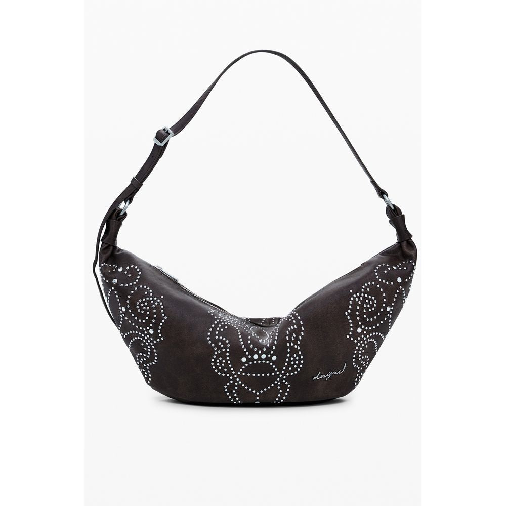 Desigual Brown Polyethylene Women Handbag