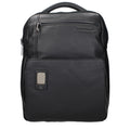 Piquadro Black Leather Backpack