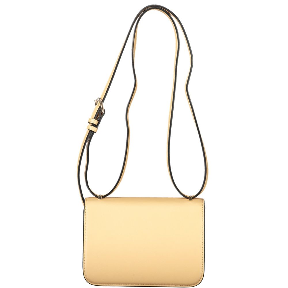 Mario Valentino Beige Polyurethane Womens Bag for Chic and Versatile Looks