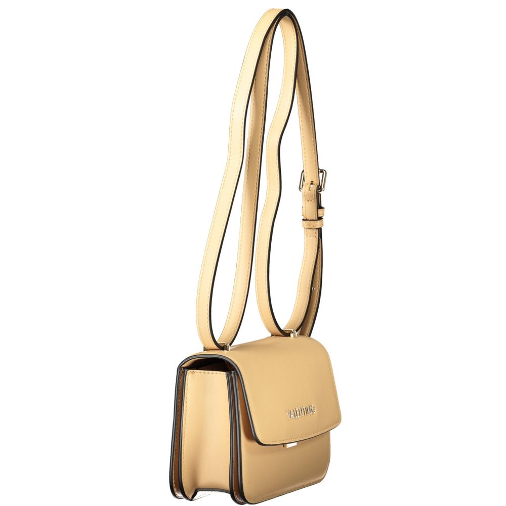 Mario Valentino Beige Polyurethane Womens Bag for Chic and Versatile Looks