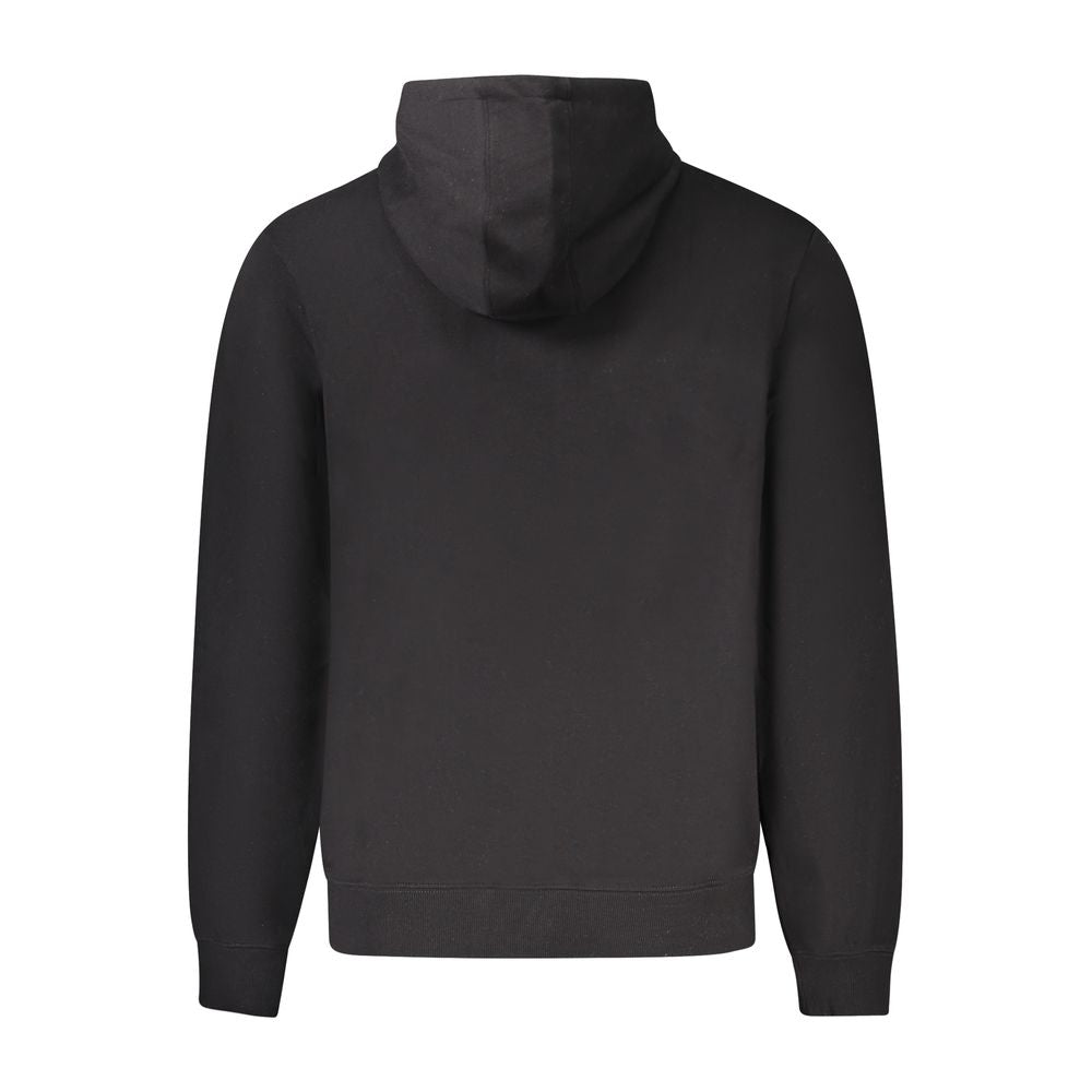 Guess Jeans Black Organic Cotton Men's Hoodie Guess Jeans
