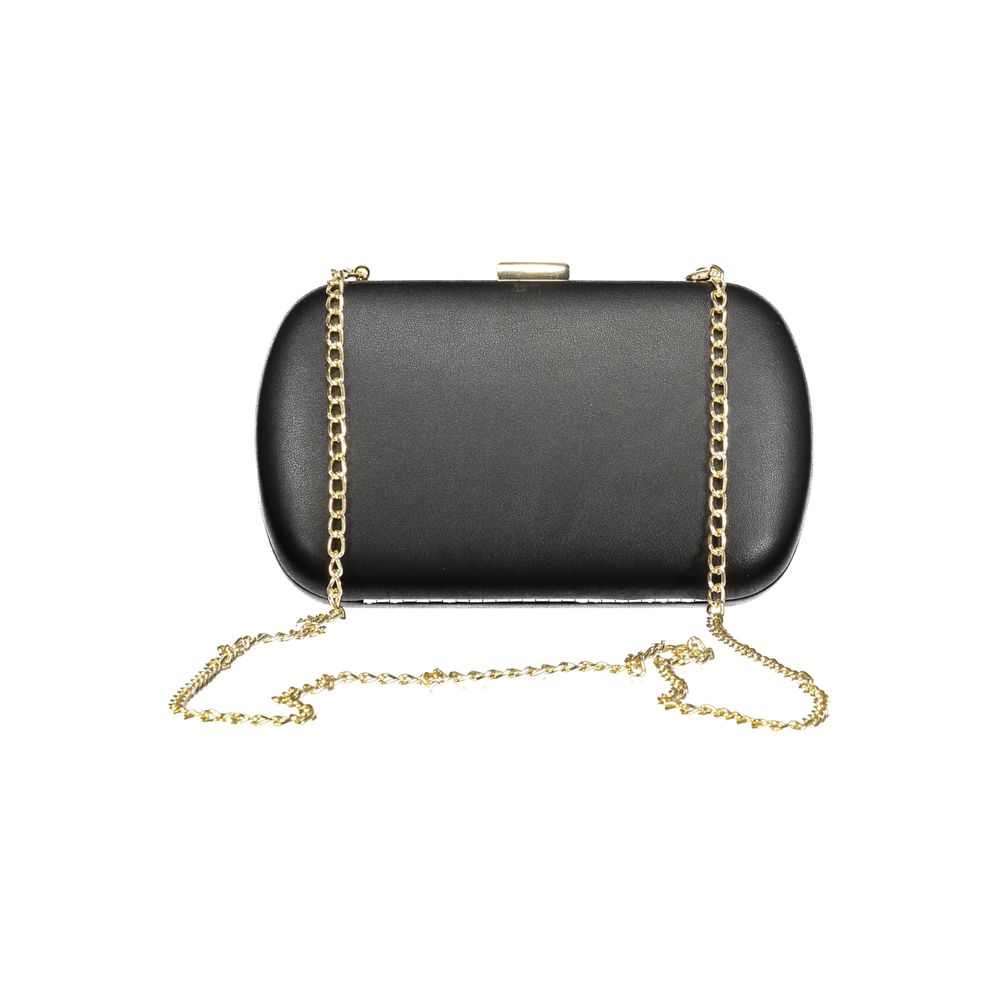 Mario Valentino Black Polyurethane Women's Bag