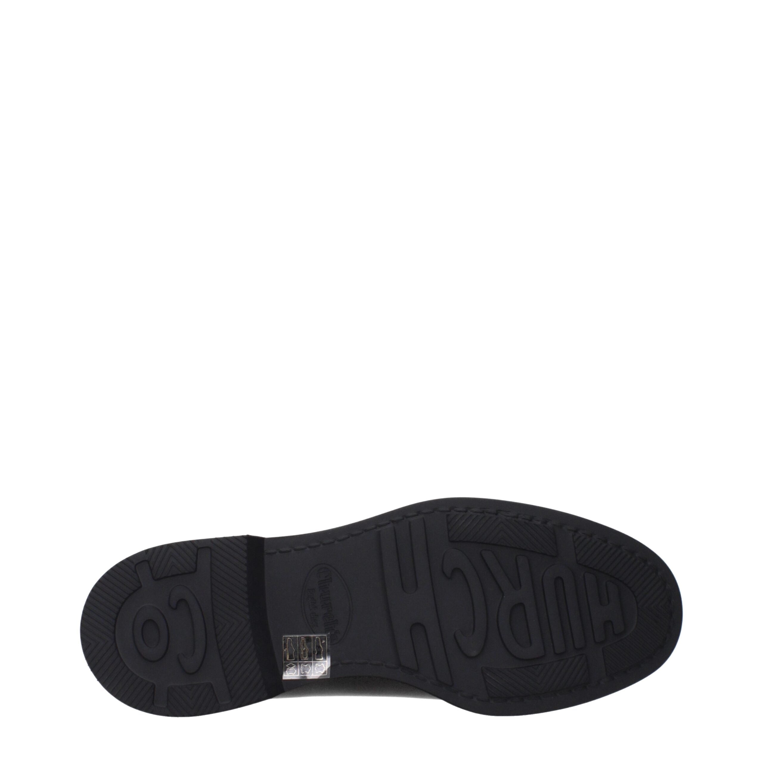 Church's Black Leather Oxfords And Derbies